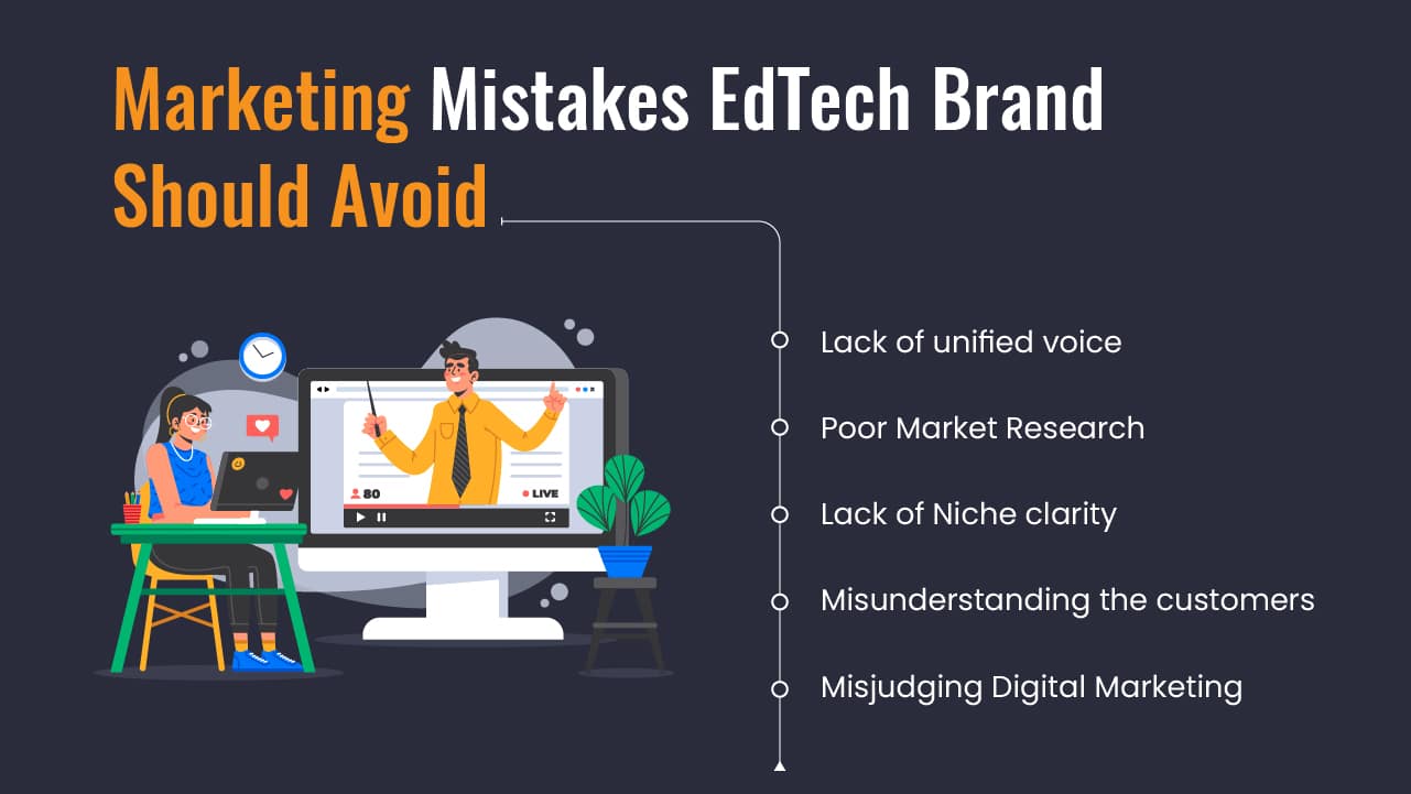 Common Marketing Mistakes EdTech Brand Should Avoid